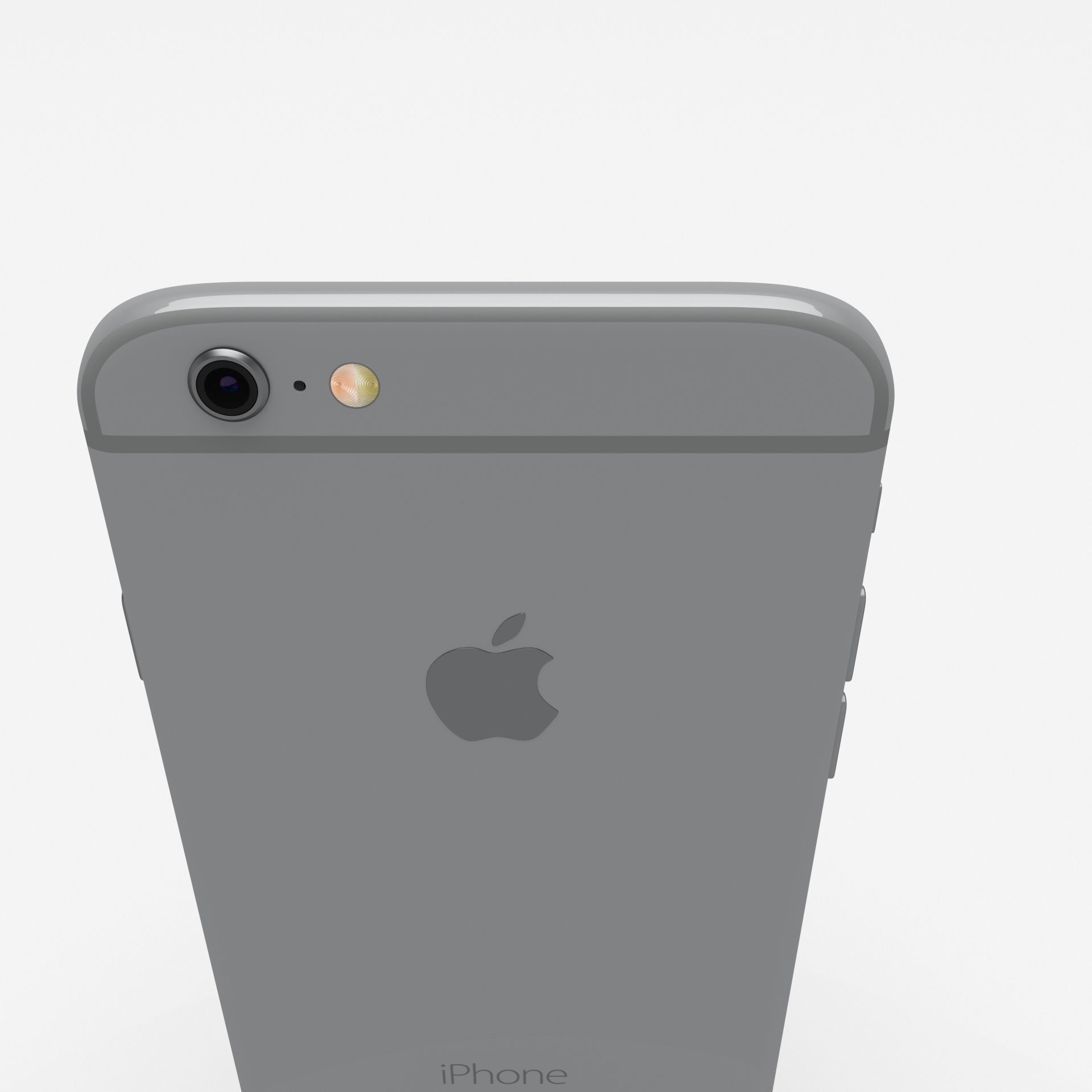 Iphone 6S Space Gray 3D model_11