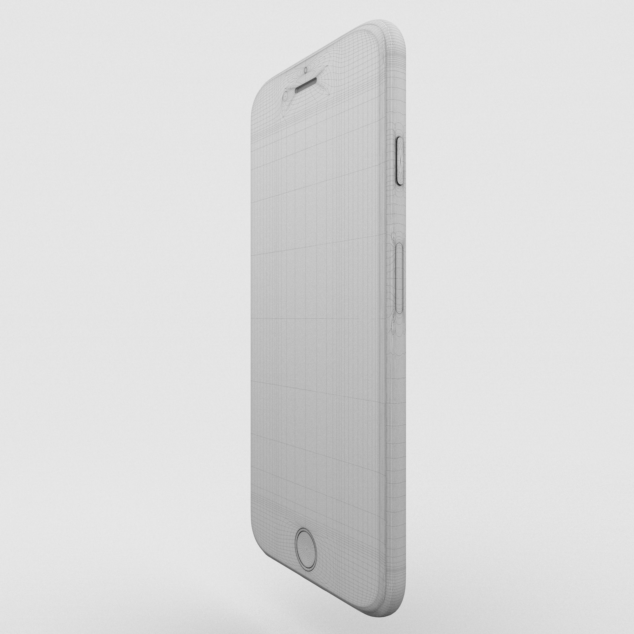 Iphone 6S Space Gray 3D model_20