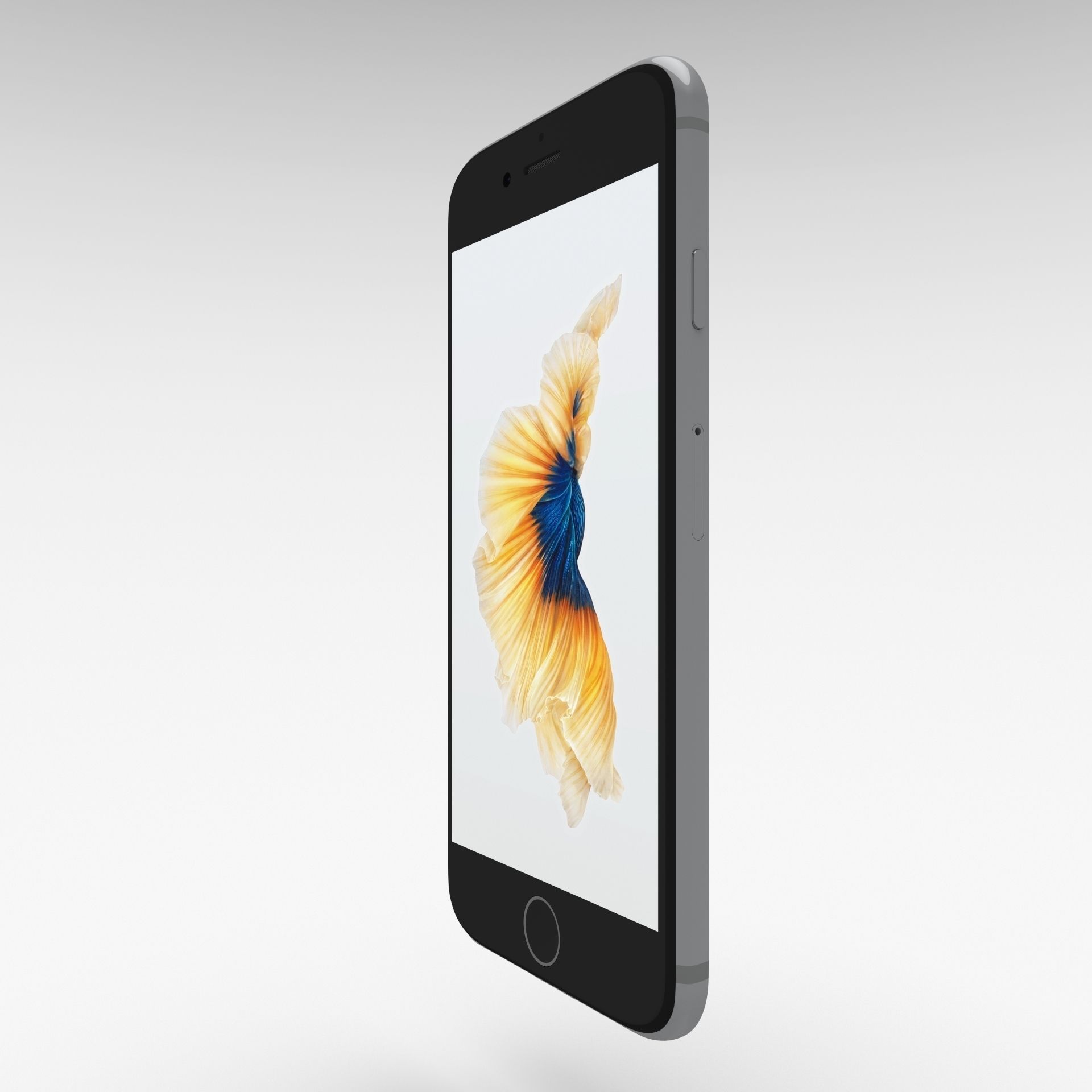 Iphone 6S Space Gray 3D model_13