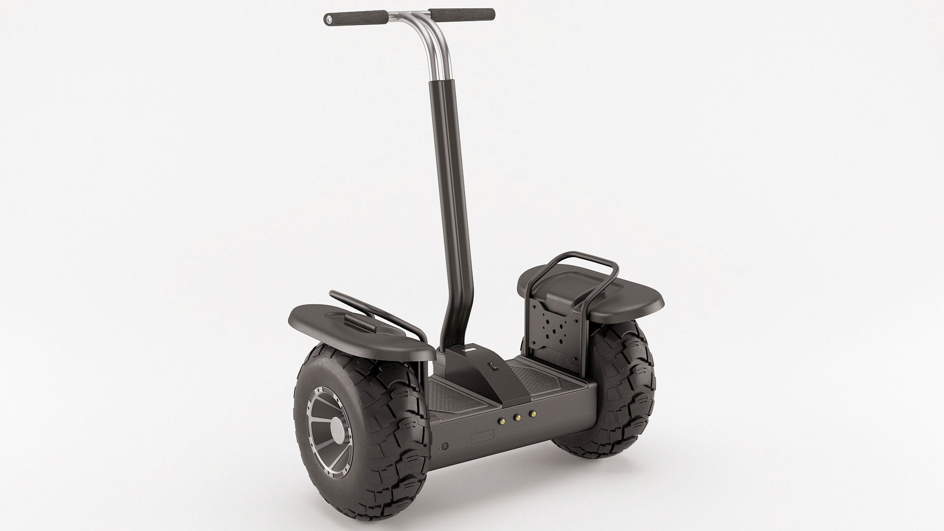 Off-road self-balancing scooter 3D model_1