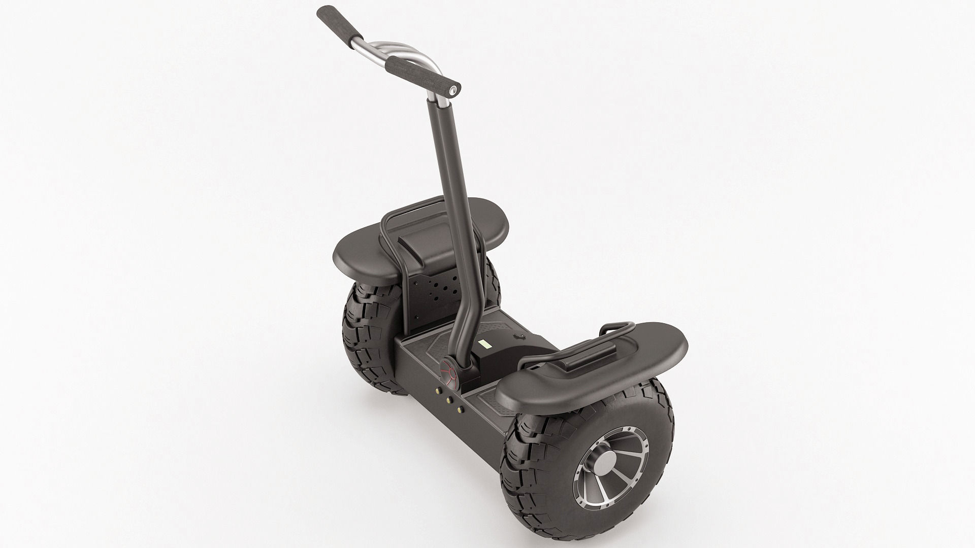 Off-road self-balancing scooter 3D model_3