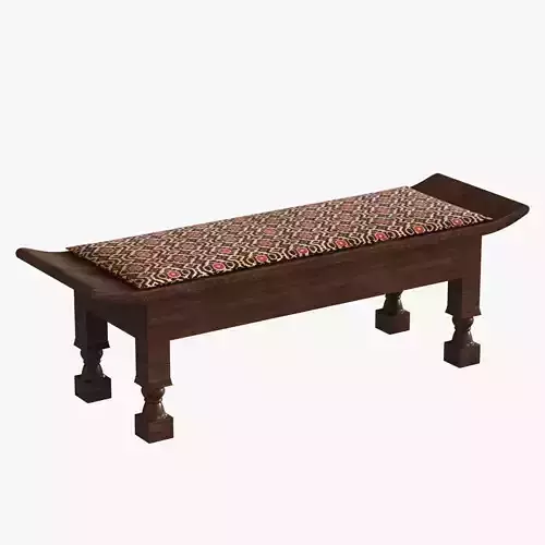 Wood traditional bench