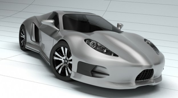 Concept Custom SuperSport Car 3 3D model_8