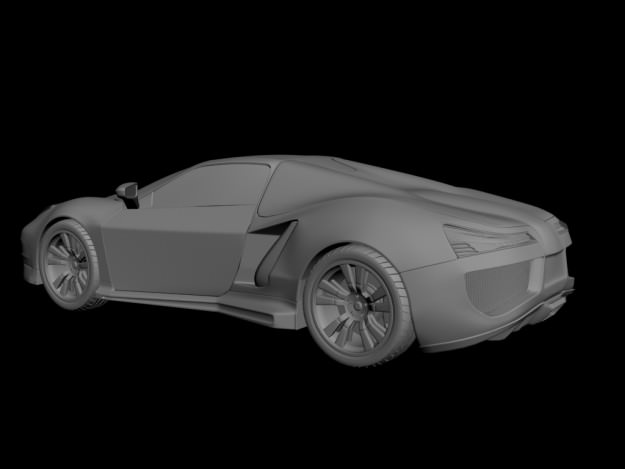 Concept Custom SuperSport Car 3 3D model_5