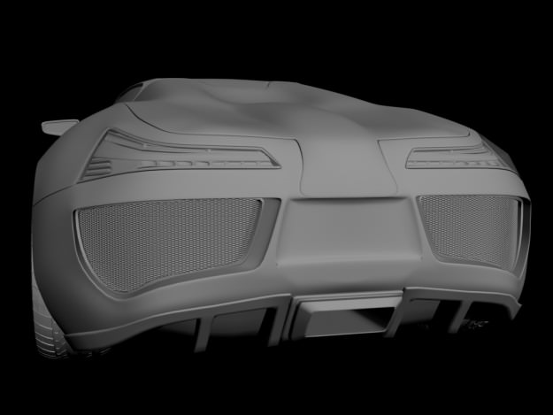 Concept Custom SuperSport Car 3 3D model_6