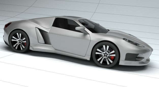 Concept Custom SuperSport Car 3 3D model_7