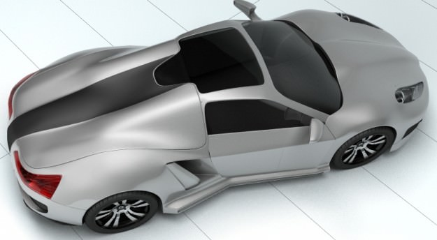 Concept Custom SuperSport Car 3 3D model_9
