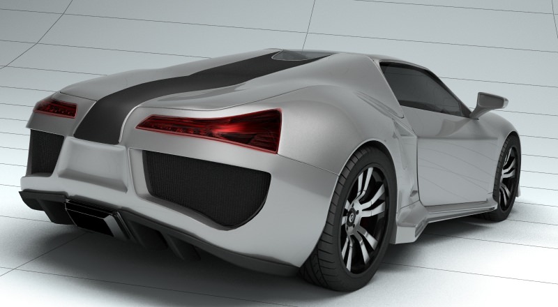 Concept Custom SuperSport Car 3 3D model_12