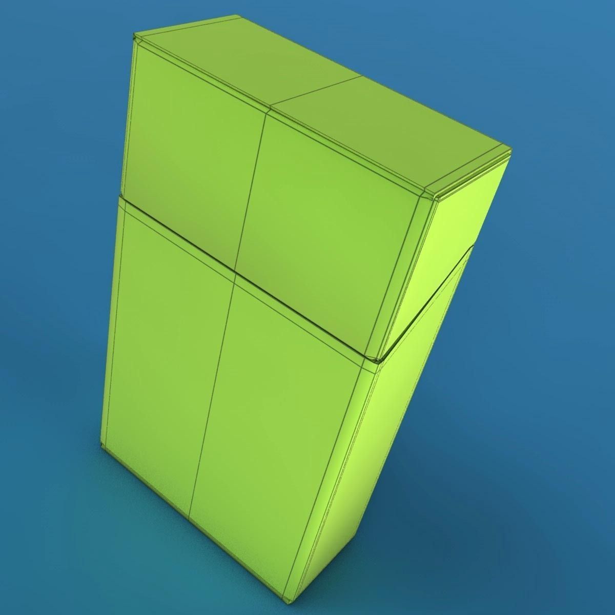 Realistic Cigarettes Pack - RIGGED 3D model_15