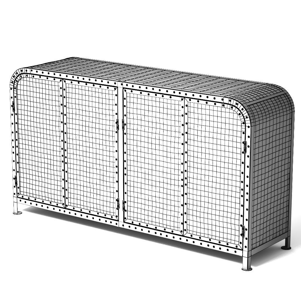 Ronald TV cabinet 3D model_3