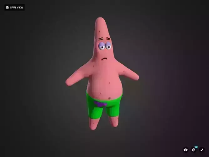 Patrick spongebob squarepants character