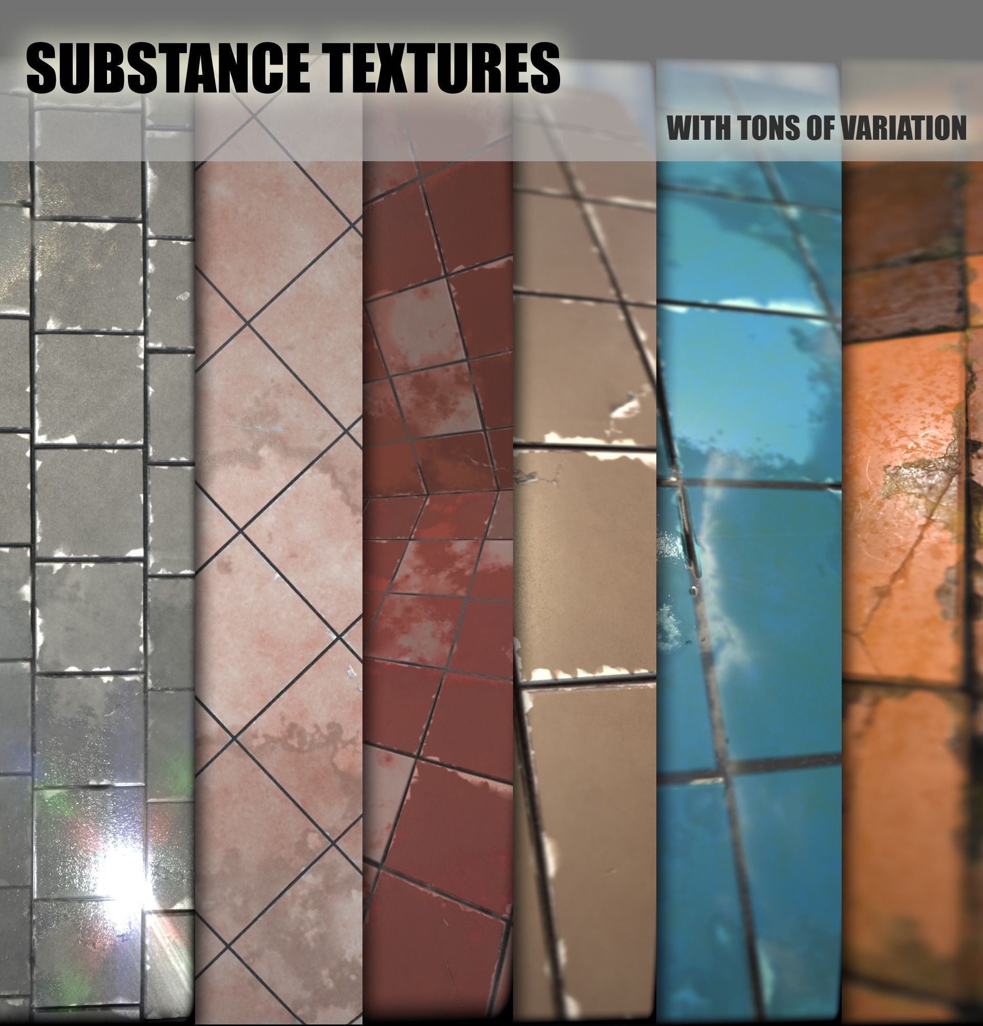Substance textures 2-Pack 3D model_0