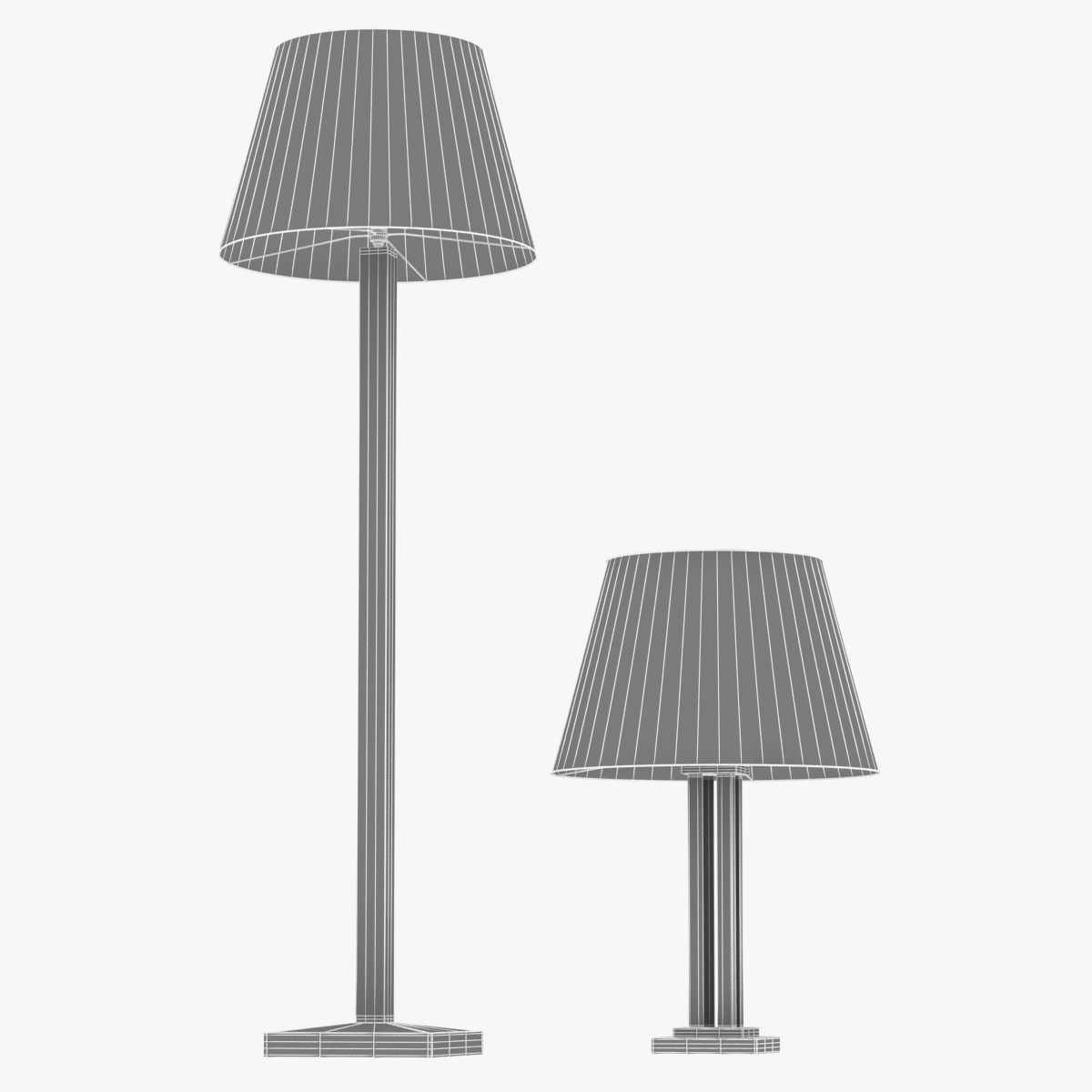 jean michel frank sycamore lamps 3D model_7