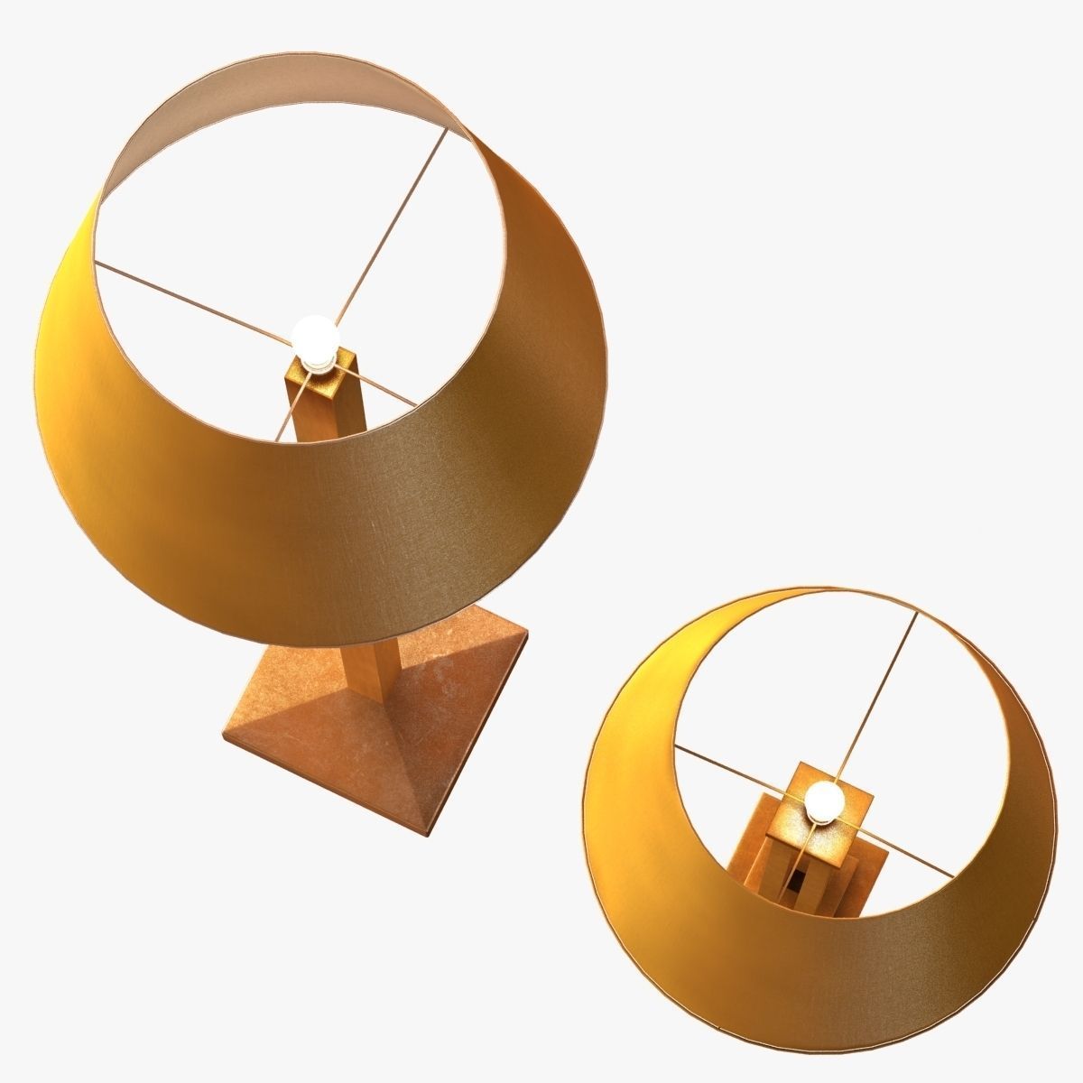 jean michel frank sycamore lamps 3D model_4