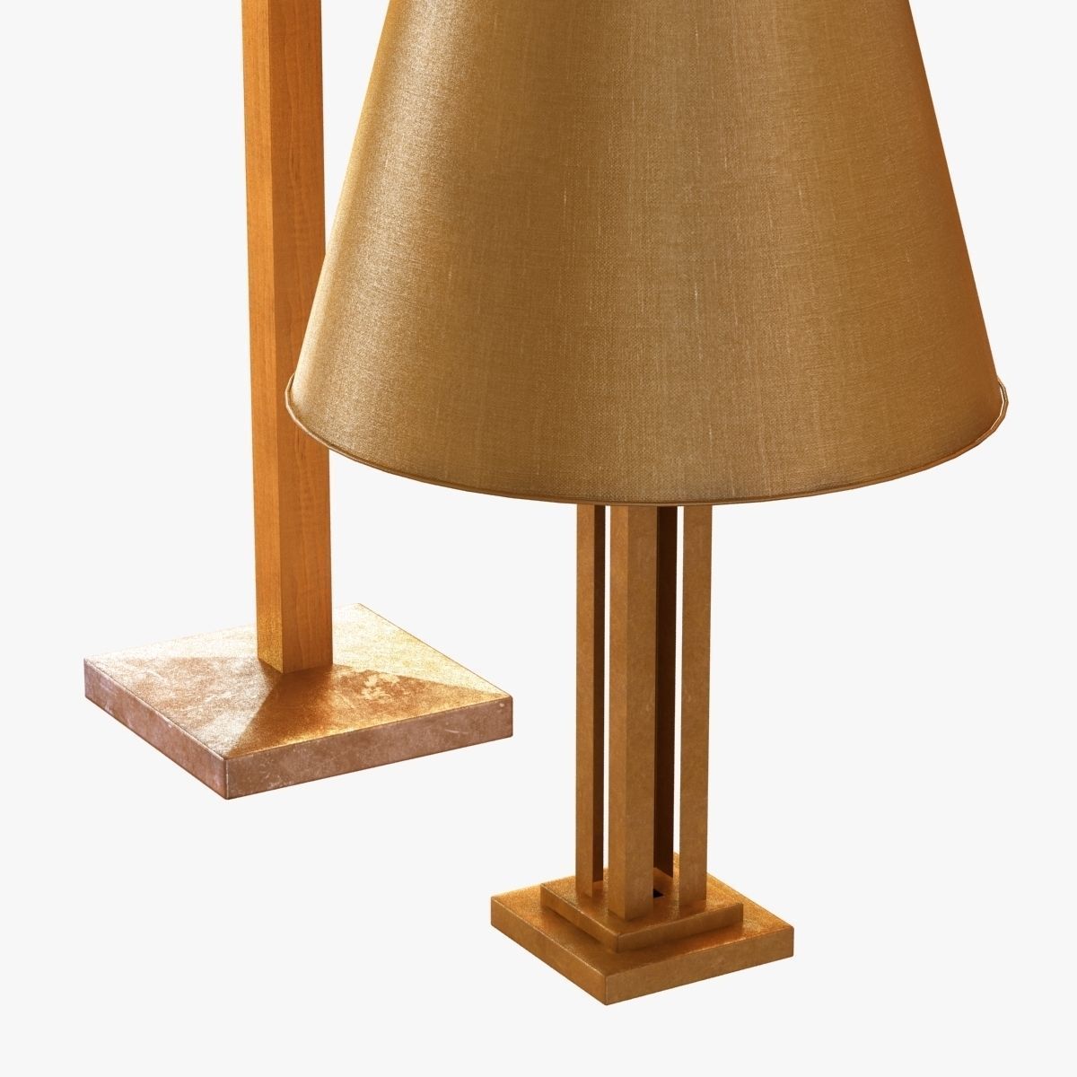 jean michel frank sycamore lamps 3D model_2