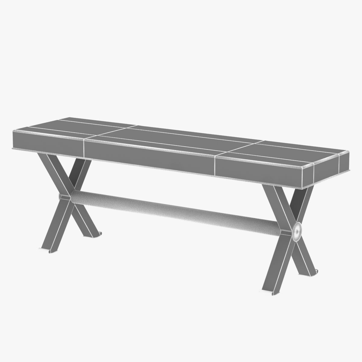 paul dupre lafon console table 3D model_6