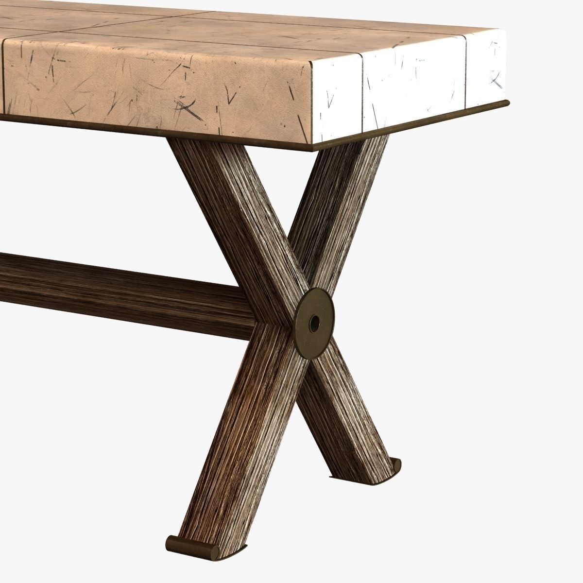 paul dupre lafon console table 3D model_1