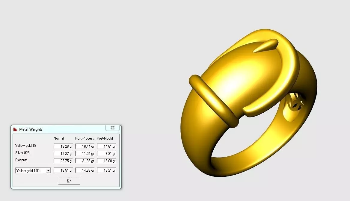 Belt Ring Free 3D print model
