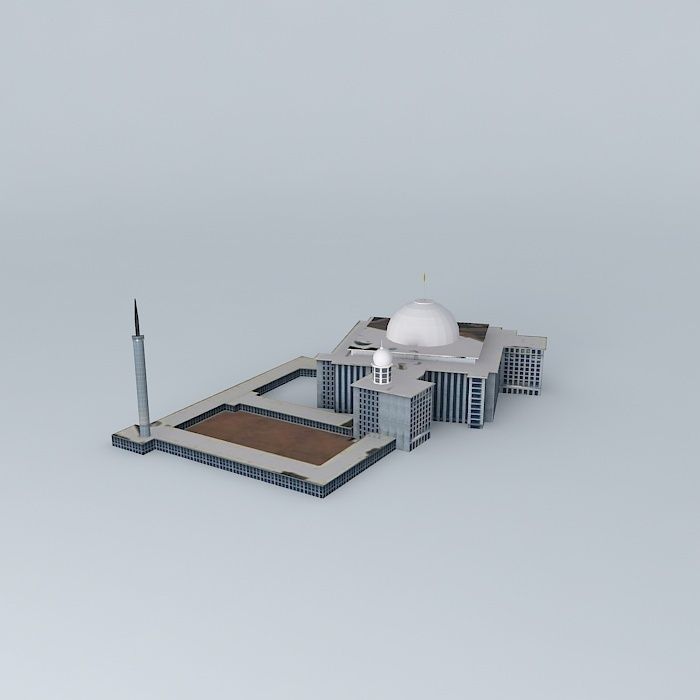 Istiqlal Mosque 3D model_2