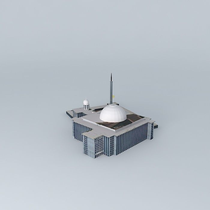 Istiqlal Mosque 3D model_1