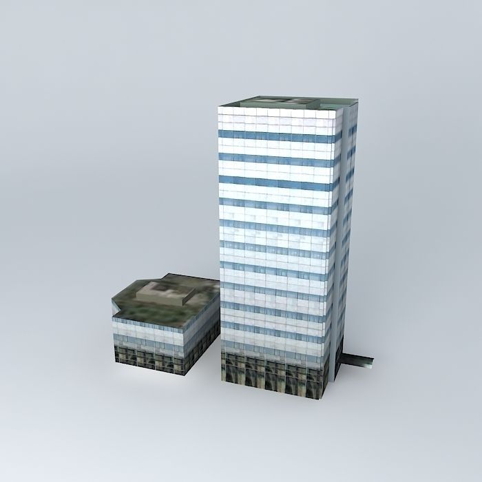 Plaza BII 1 3D model_1