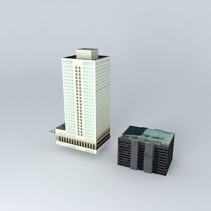 Kyoei Prince Building 3D model_1
