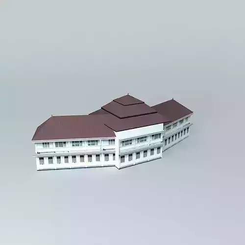 Malang City Hall 3D model