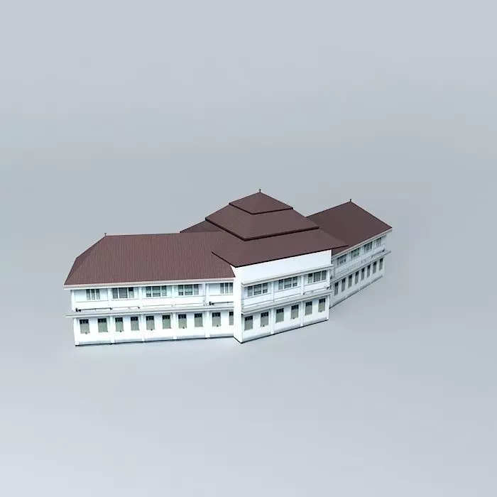 Malang City Hall 3D model