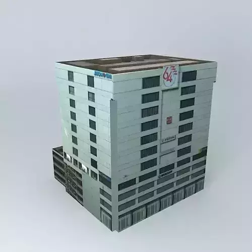 Indomobil 1 building with logo