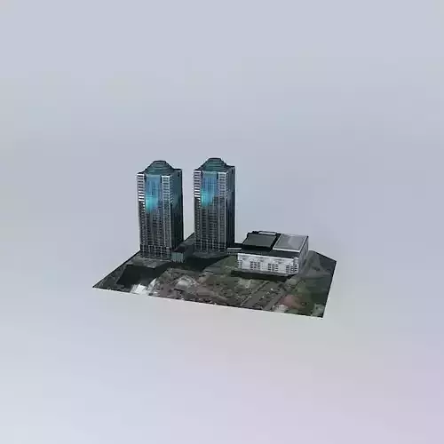 Bapindo Plaza Revised 3D model