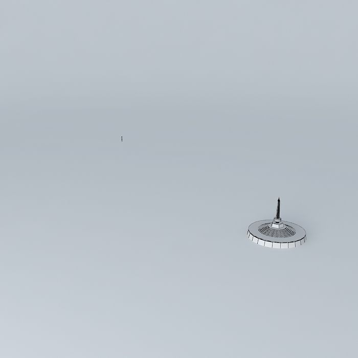 Tugu Malang 3D model_4