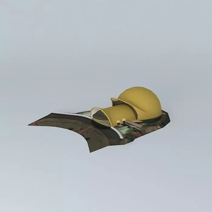 Golden snail 3D model_0