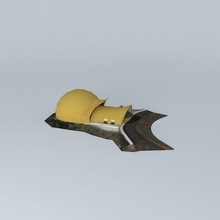 Golden snail 3D model_1
