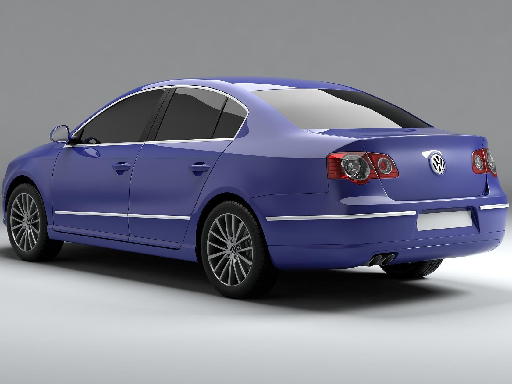 Volkswagen Passat B6 3D model_1