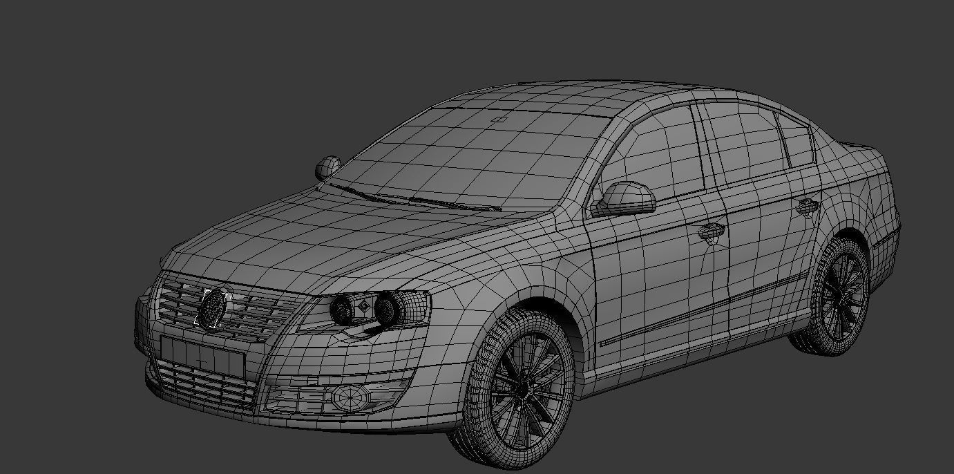 Volkswagen Passat B6 3D model_4