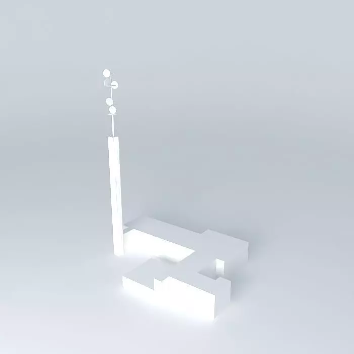Telephontoren building Free 3D model_0