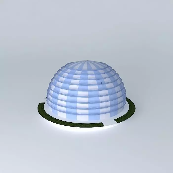 Bolwoning igloo dome Free 3D model_0