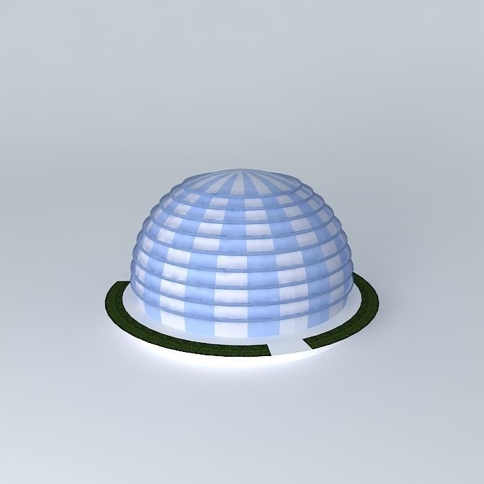 Bolwoning igloo dome Free 3D model_1