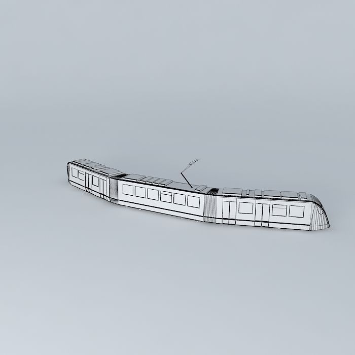 Tram 30 Free 3D model_4