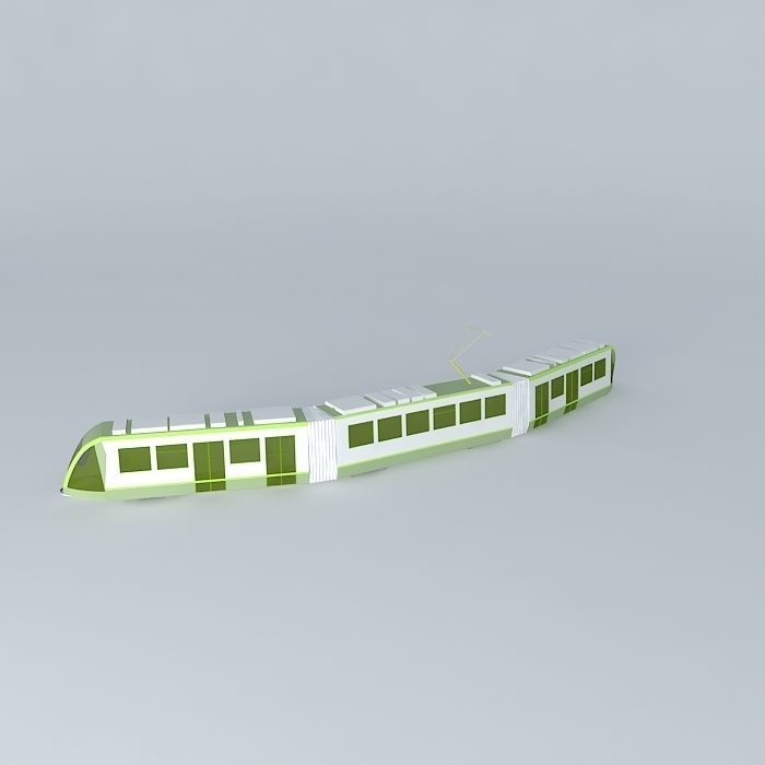 Tram 30 Free 3D model_2