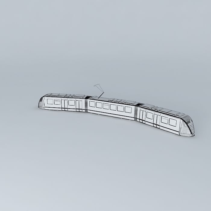 Tram 30 Free 3D model_3
