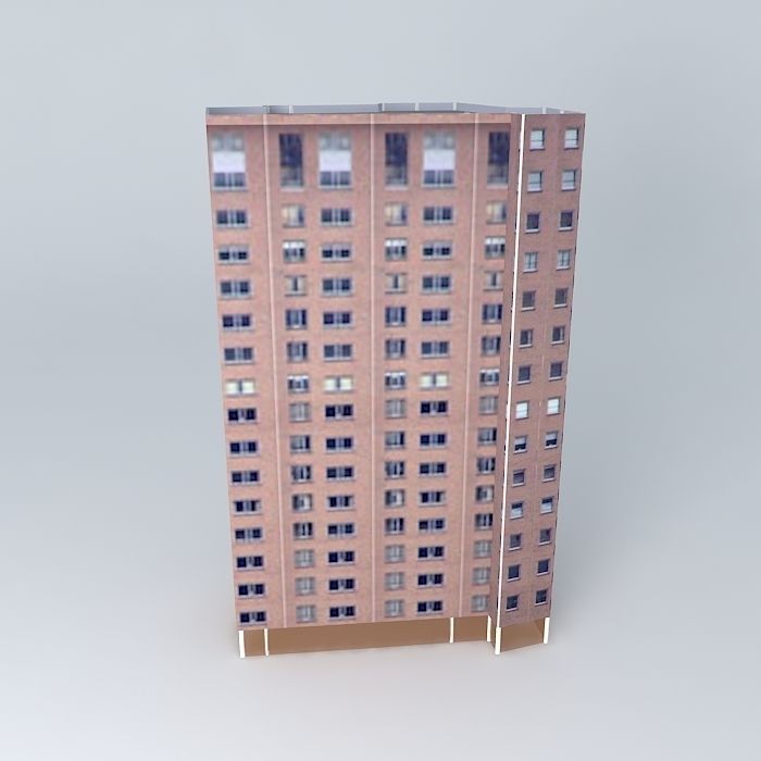 Campertoren tall building Free 3D model_2