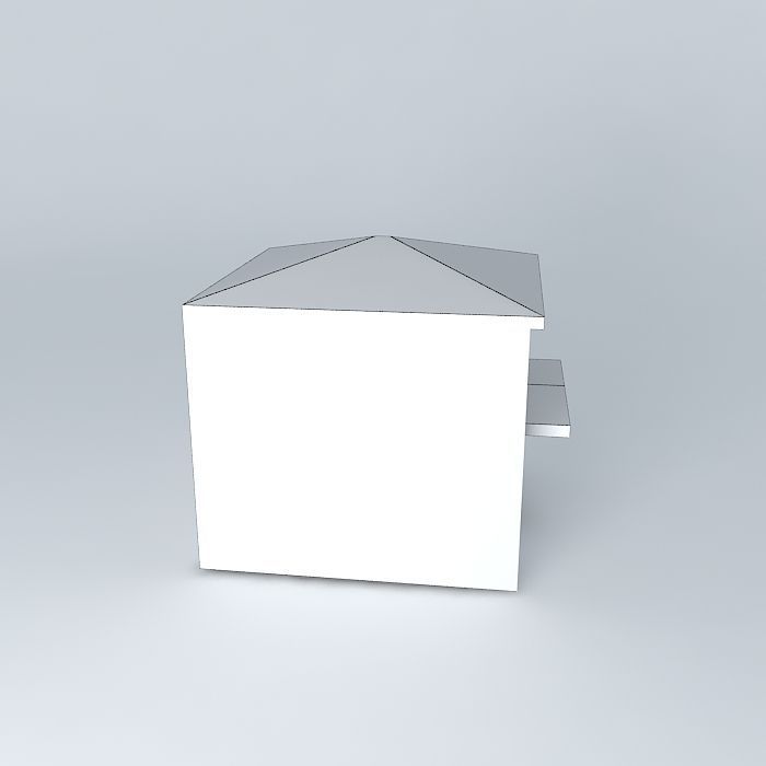 Center square5 building6 Free 3D model_4