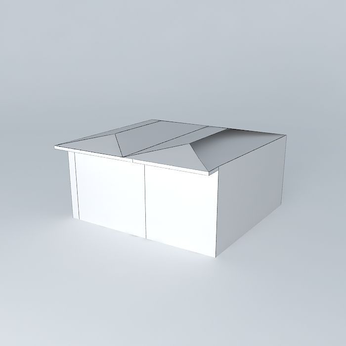 Center square8 building3 Free 3D model_4