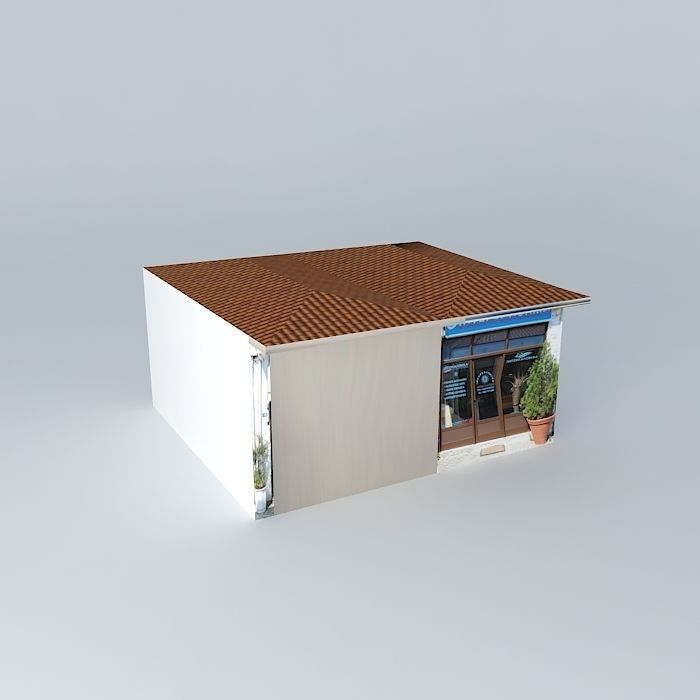 Center square8 building3 Free 3D model_2