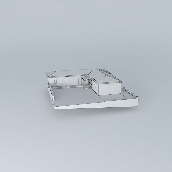 Winery house 3D model_4