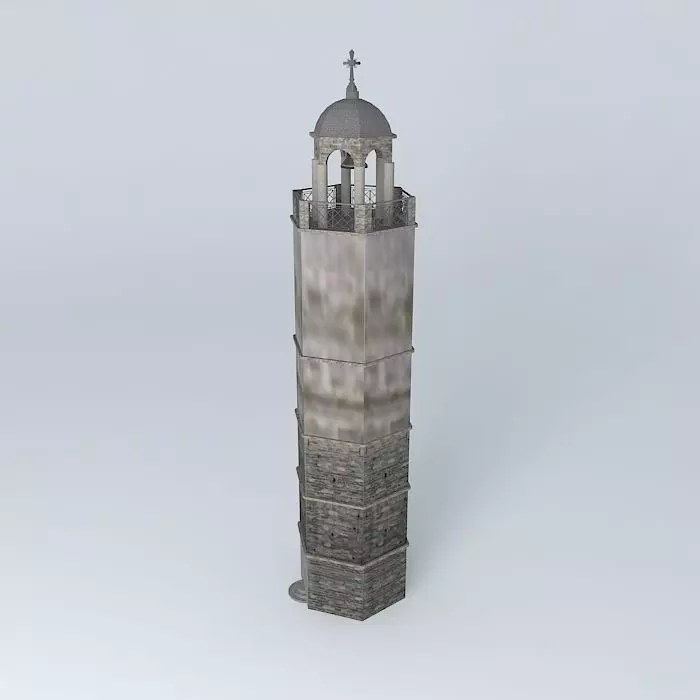 Bell Tower 3D model_0