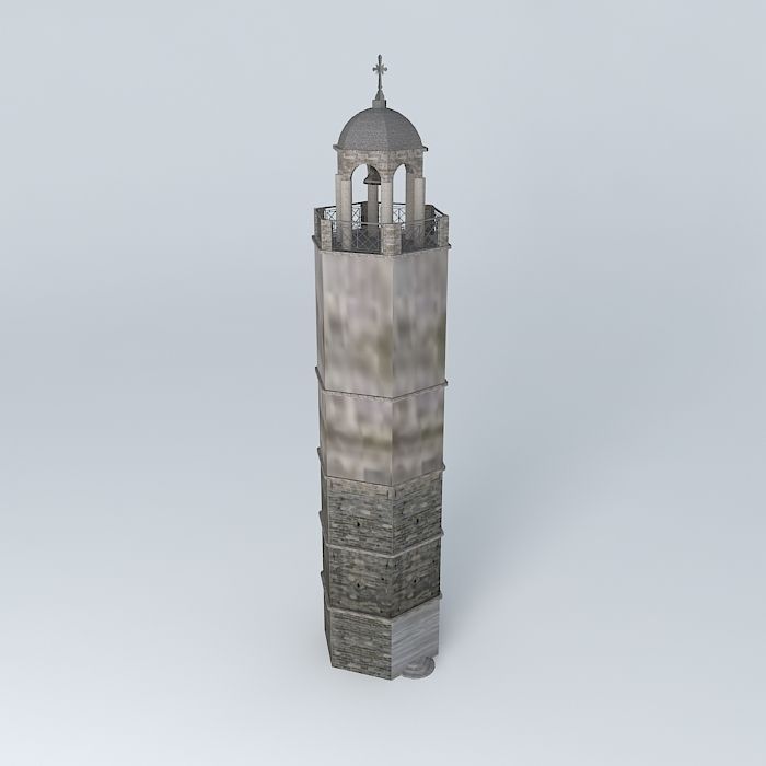 Bell Tower 3D model_1