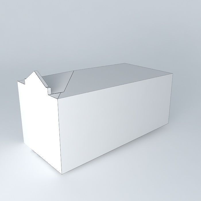 Center square5 building2 Free 3D model_3