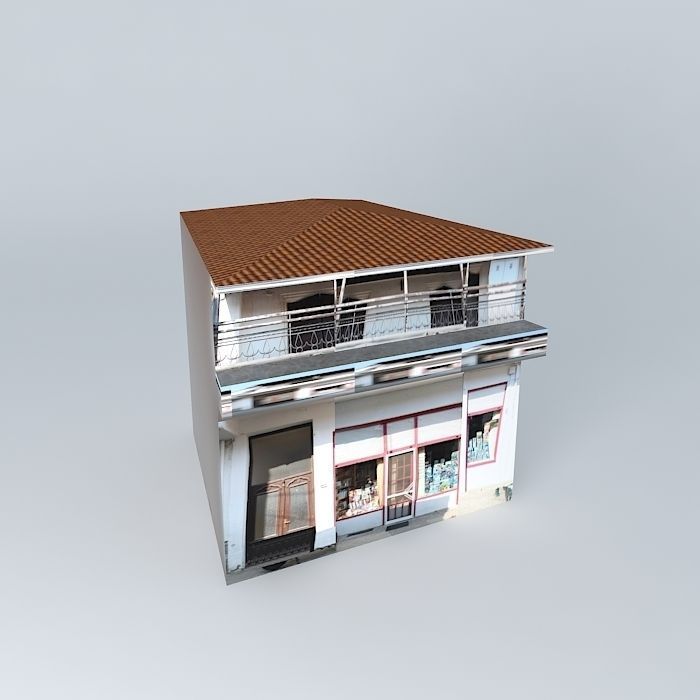 Center square8 building5 Free 3D model_2